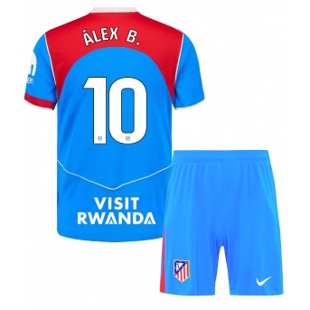 Billige Fotballdrakt Atletico Madrid Alex Baena #10 Replika Tredjedraktsett Barn 2025-26 Kortermet (med bukser)